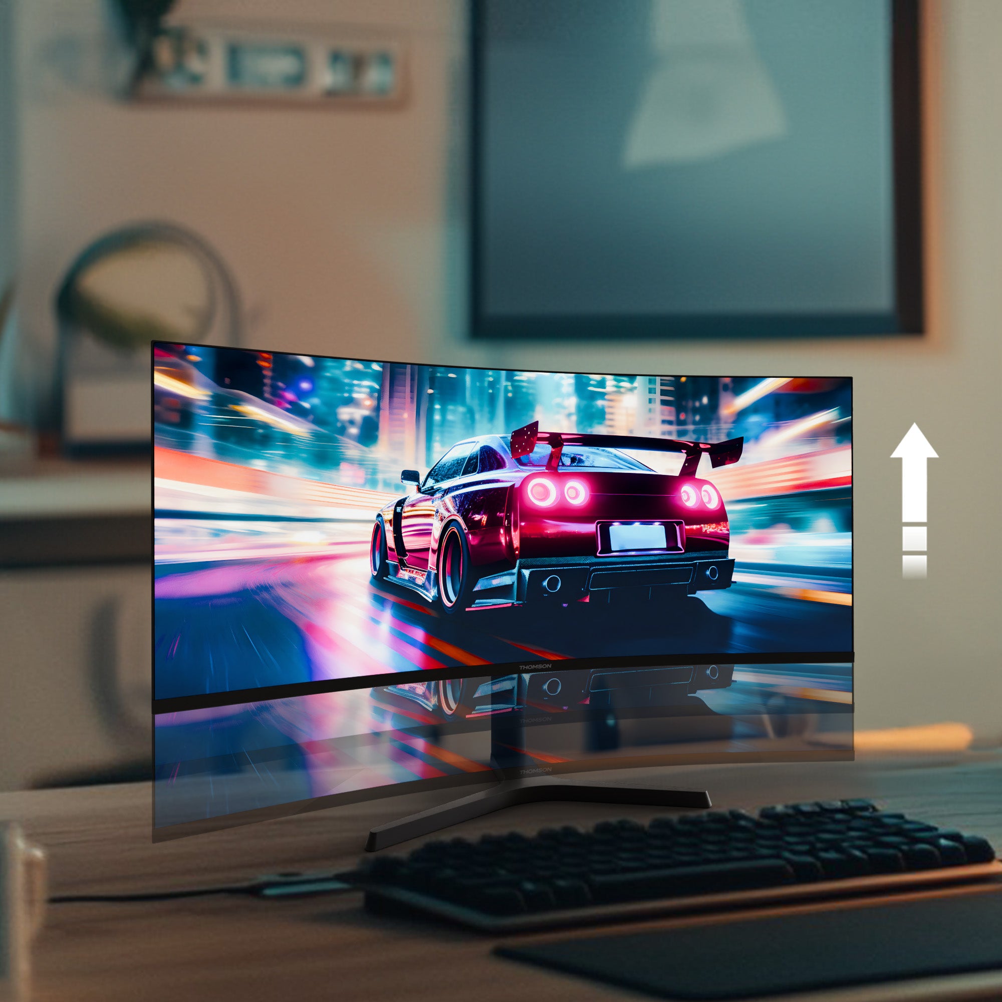 Thomson Gaming Monitor 34" WQHD Curved