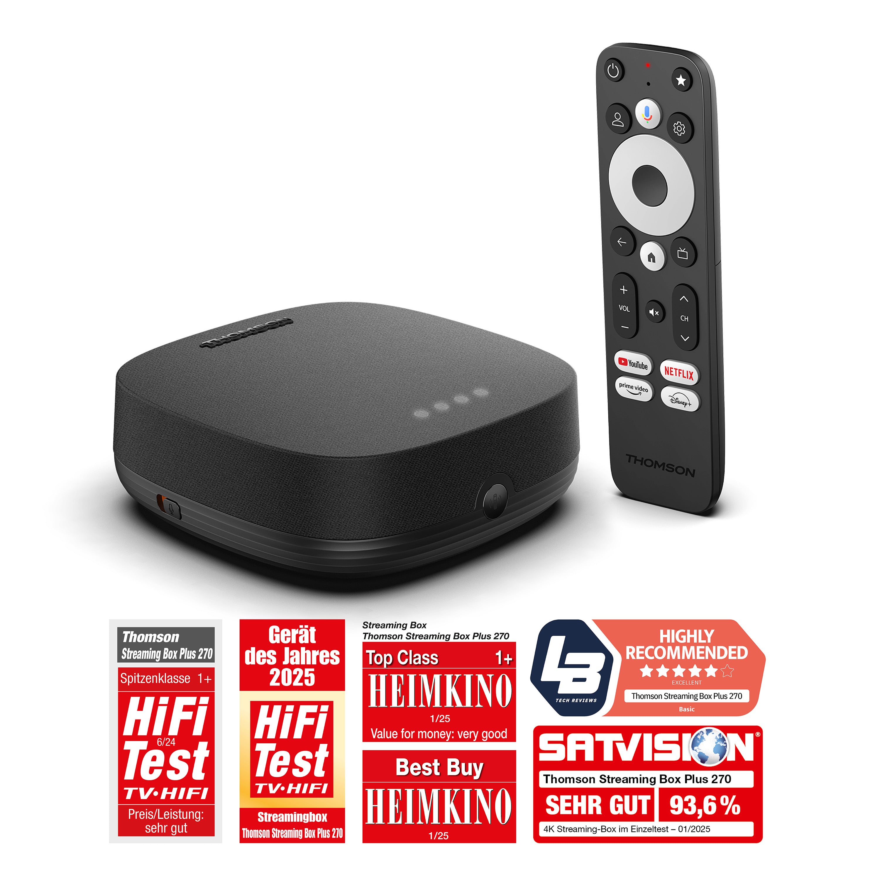 Google TV Streaming Box Plus 270 (4K)