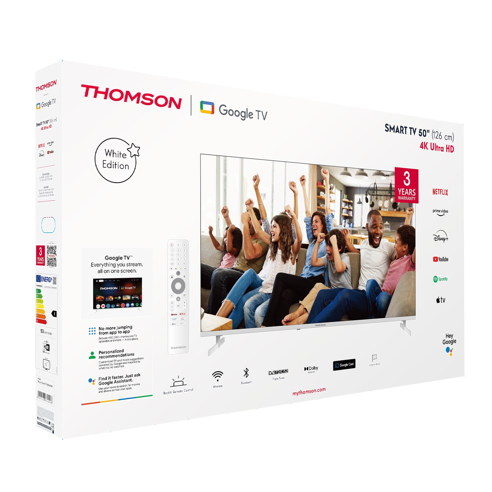 Google TV UHD Side Feet