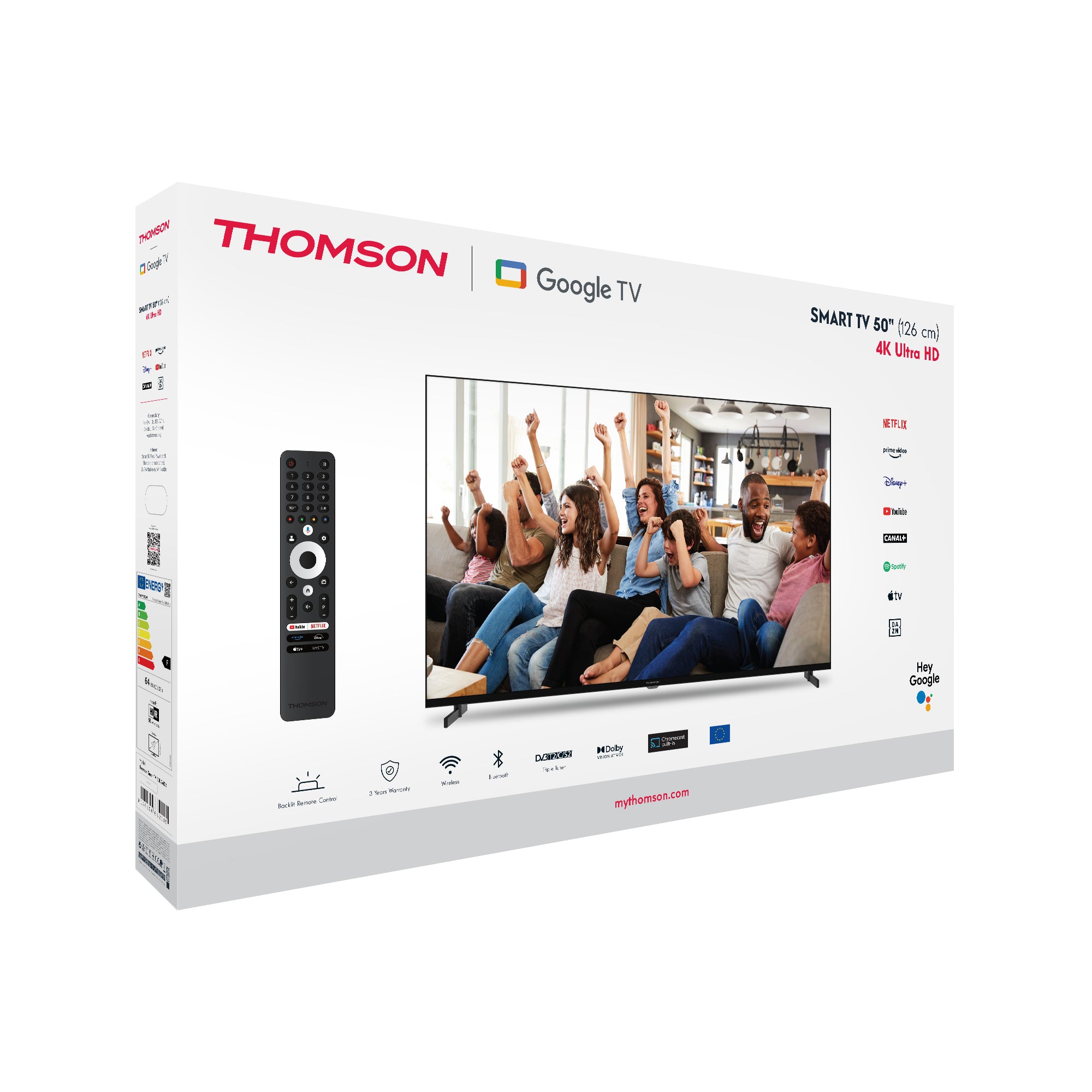 Google TV UHD Side Feet
