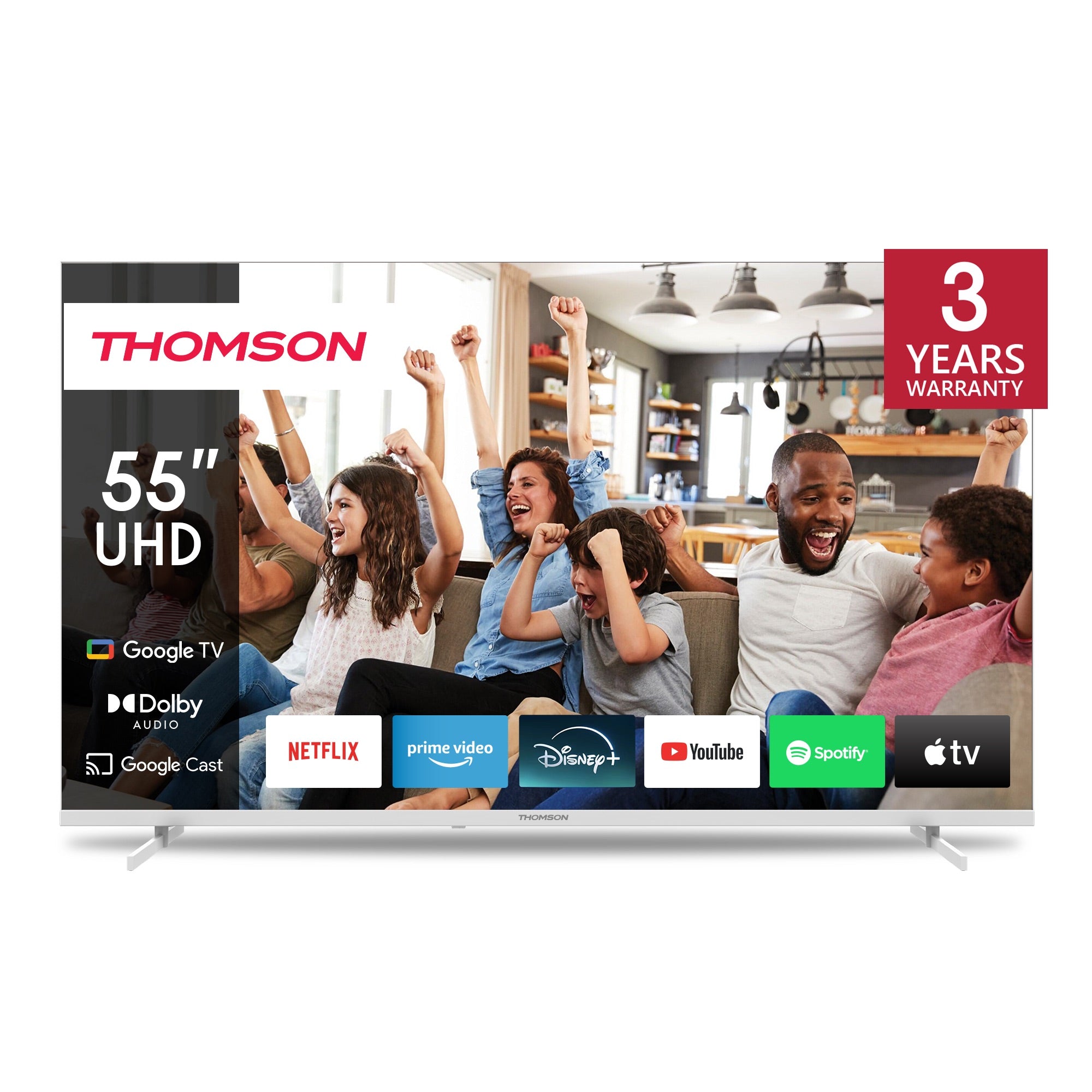 Google TV UHD Side Feet