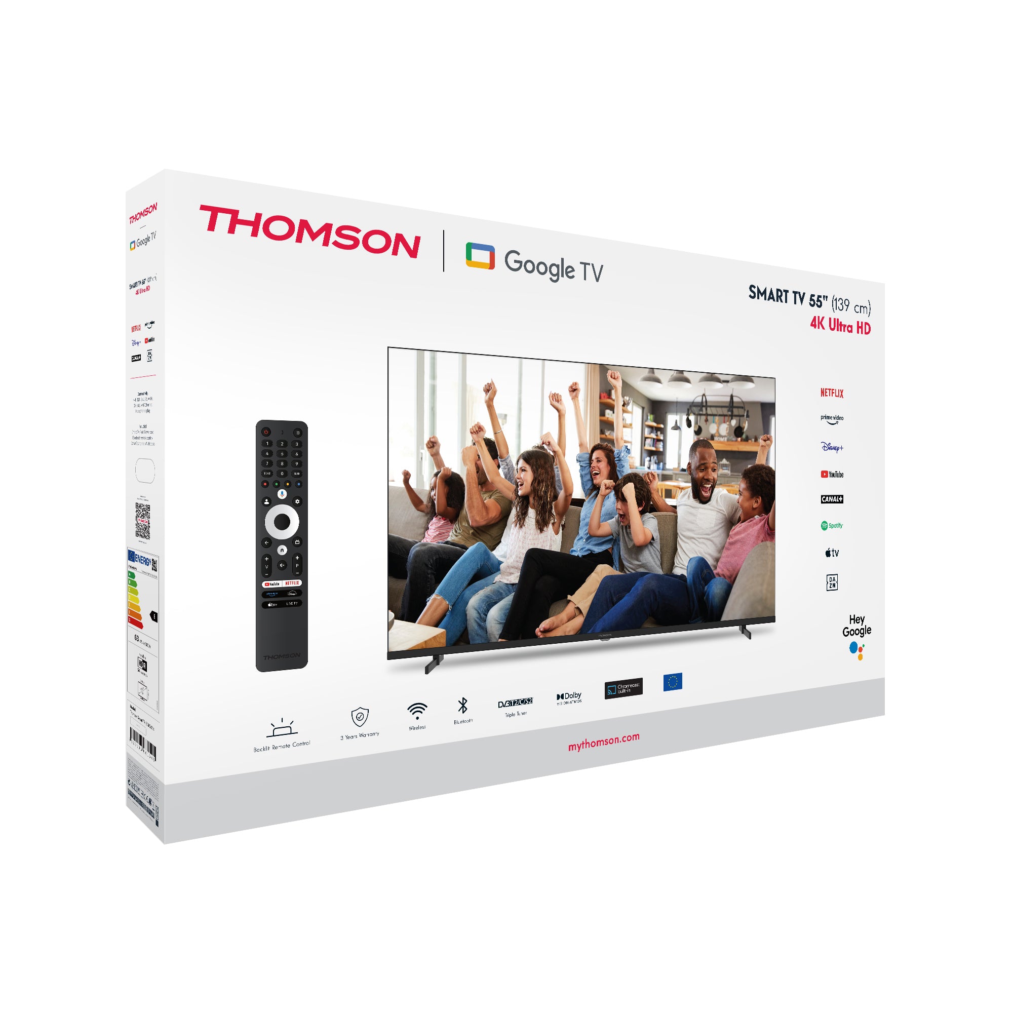 Google TV UHD Side Feet