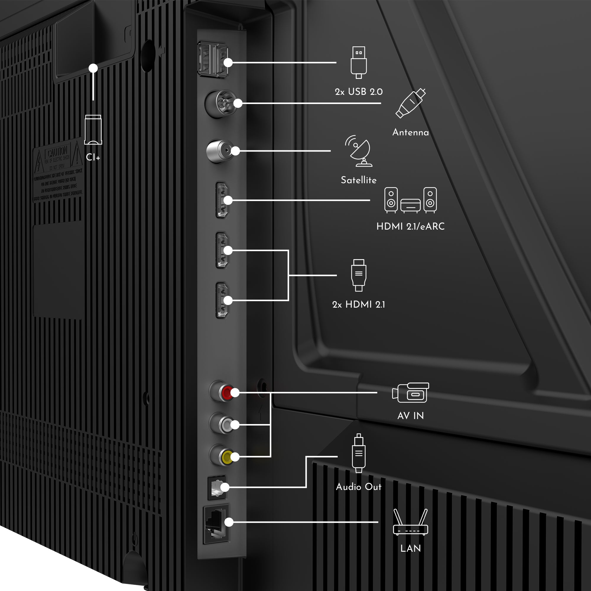 Google TV UHD Central Stand