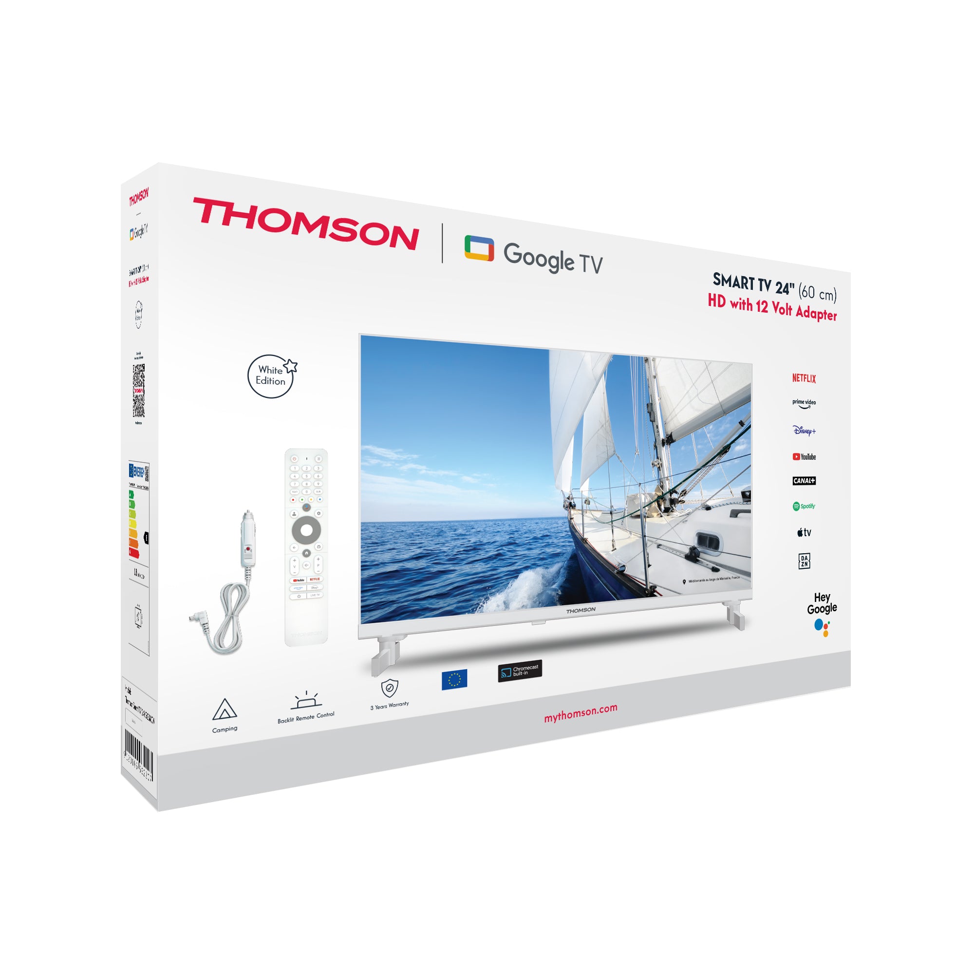 Google TV 24" HD 12V