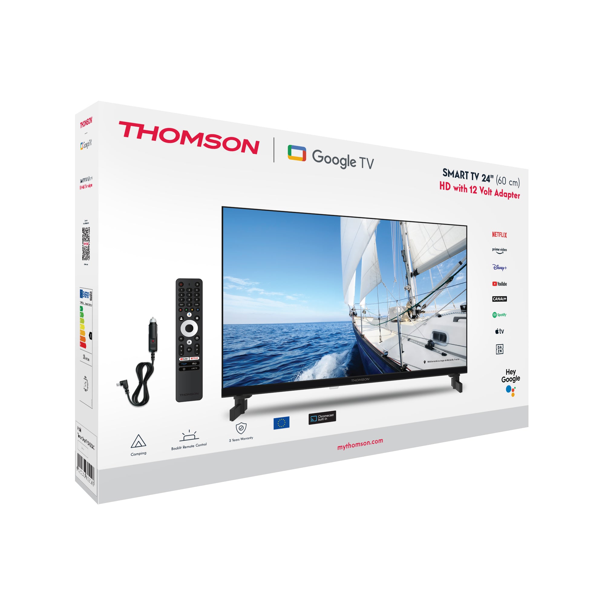 Google TV 24" HD 12V