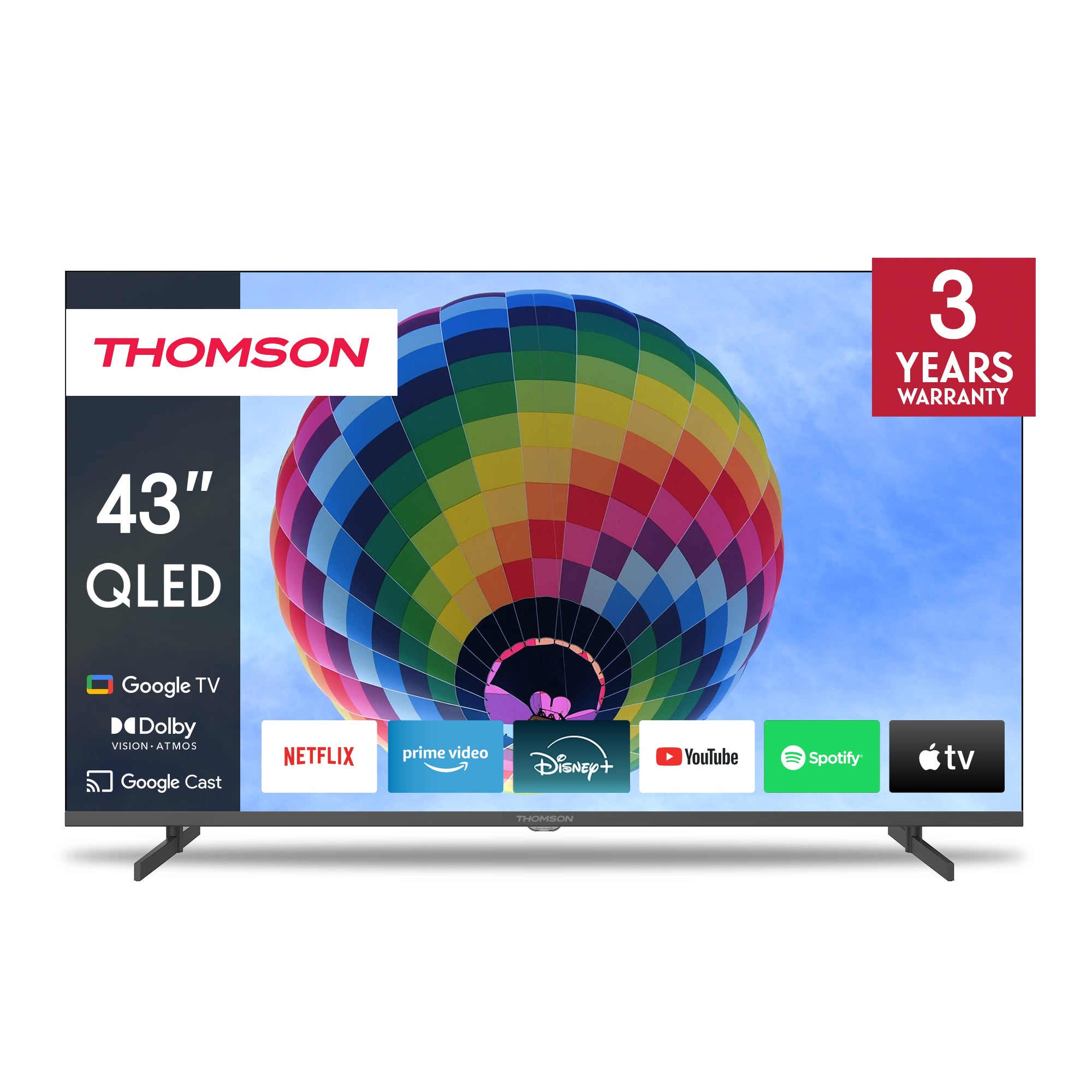 Google TV QLED Side Feet