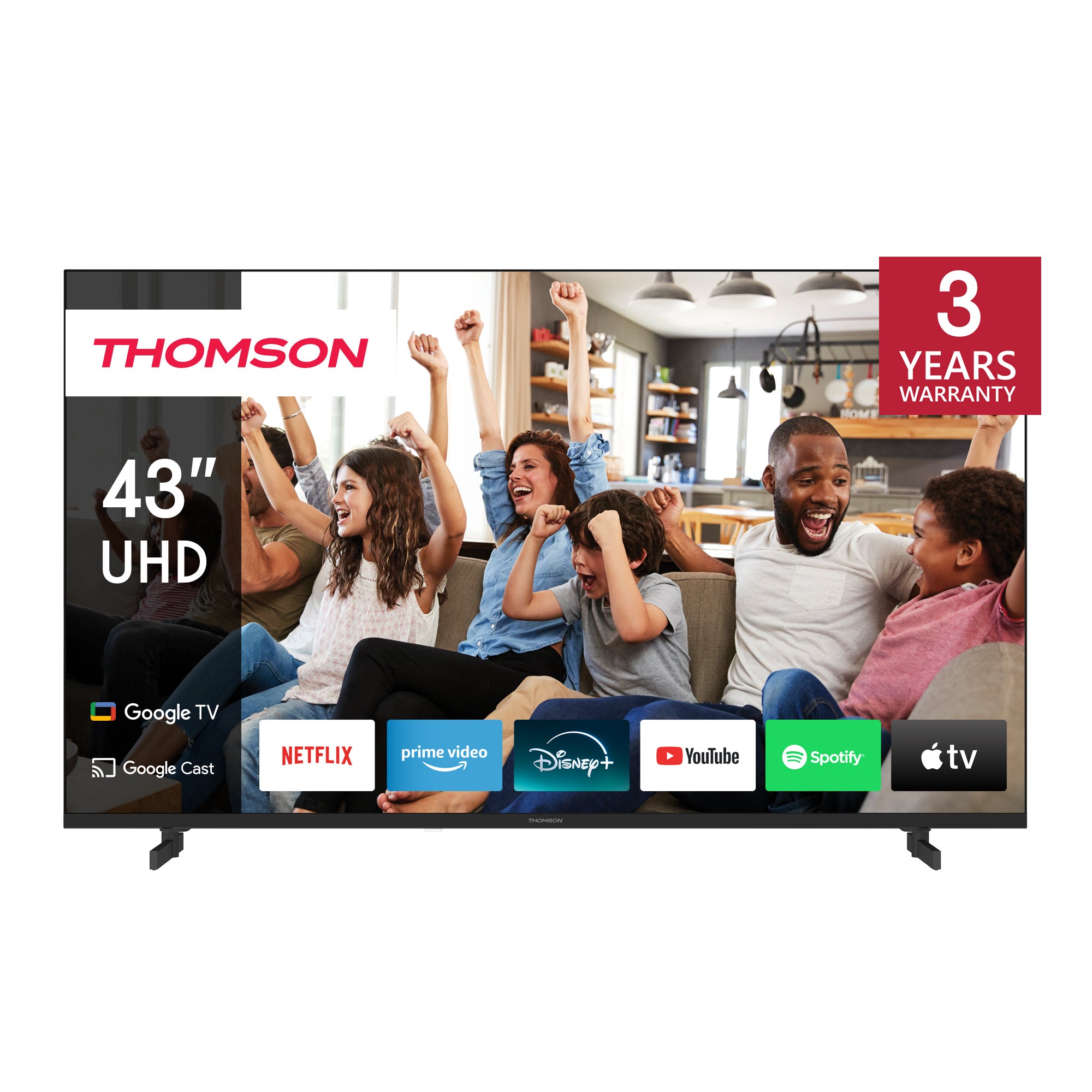 Google TV UHD Side Feet