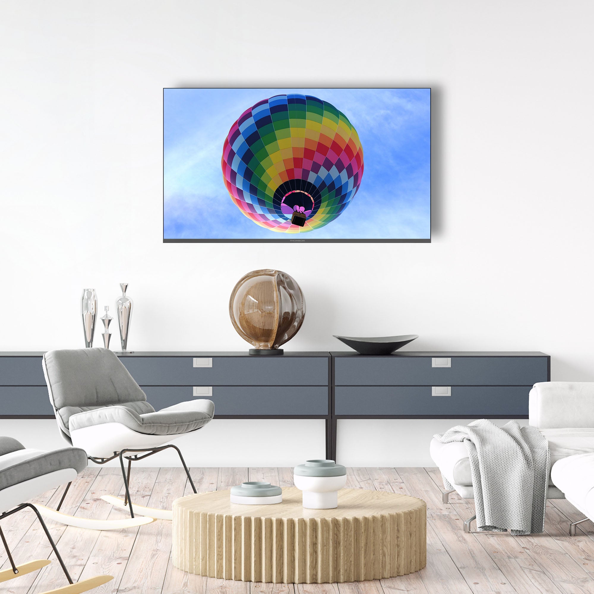 Google TV QLED Side Feet