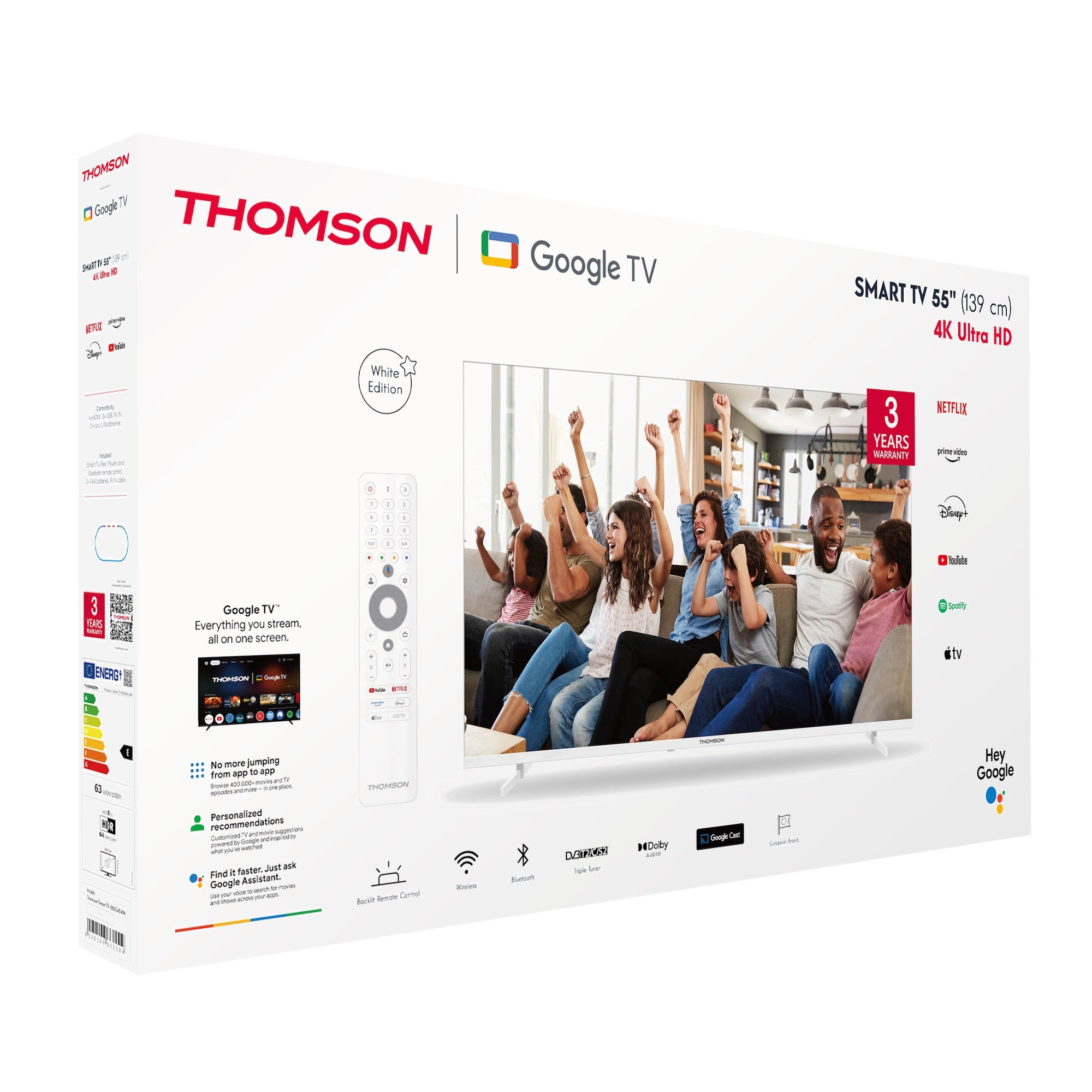 Google TV UHD Side Feet