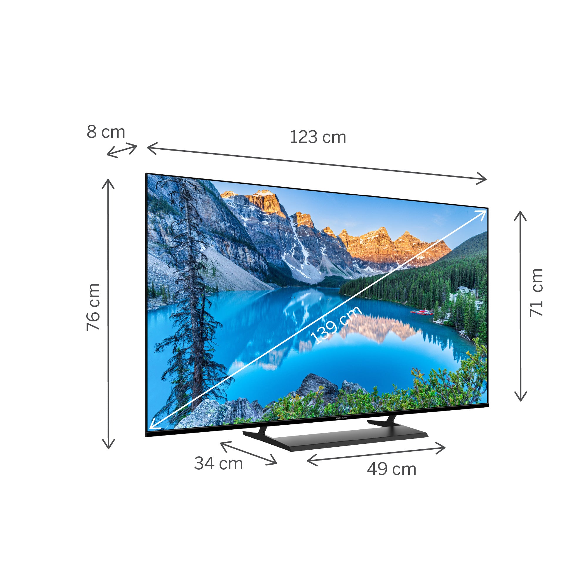 Google TV UHD Central Stand