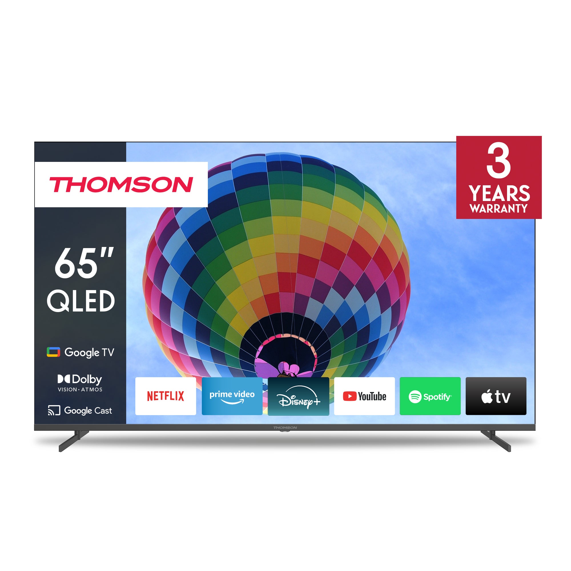 Google TV QLED Side Feet