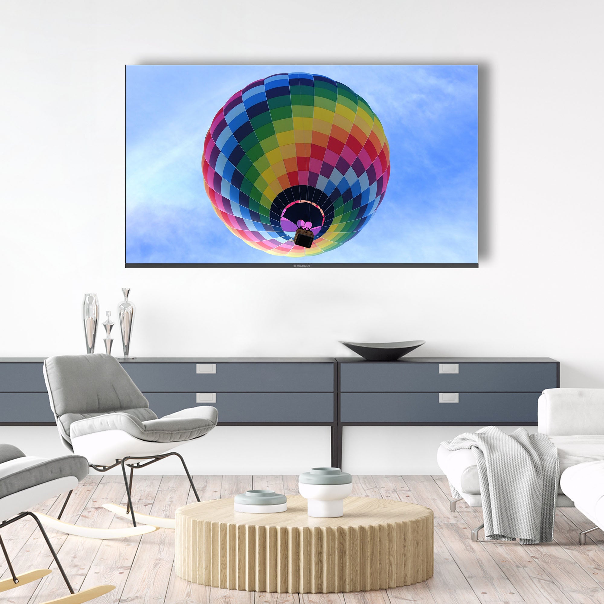 Google TV QLED Side Feet