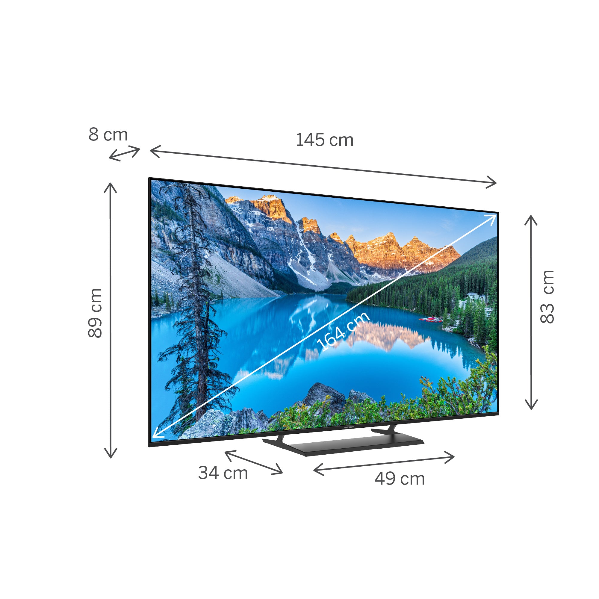 Google TV UHD Central Stand