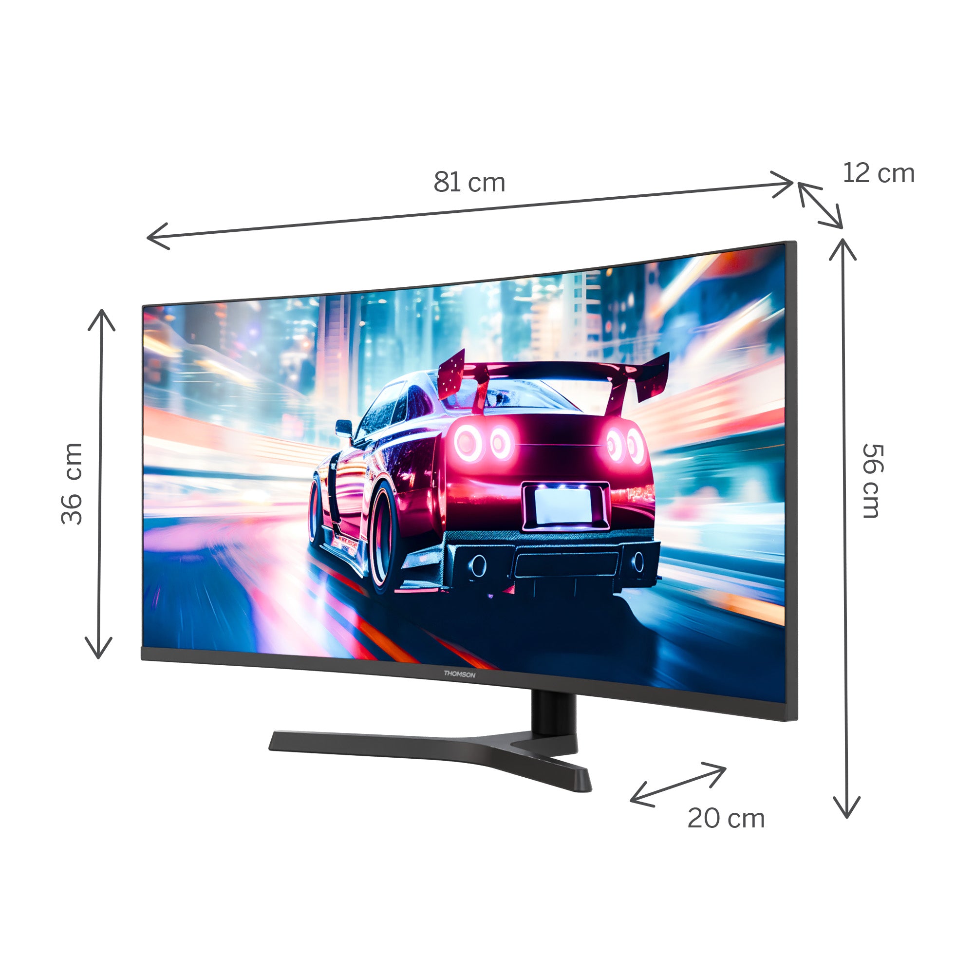 Thomson Gaming Monitor 34" WQHD Curved