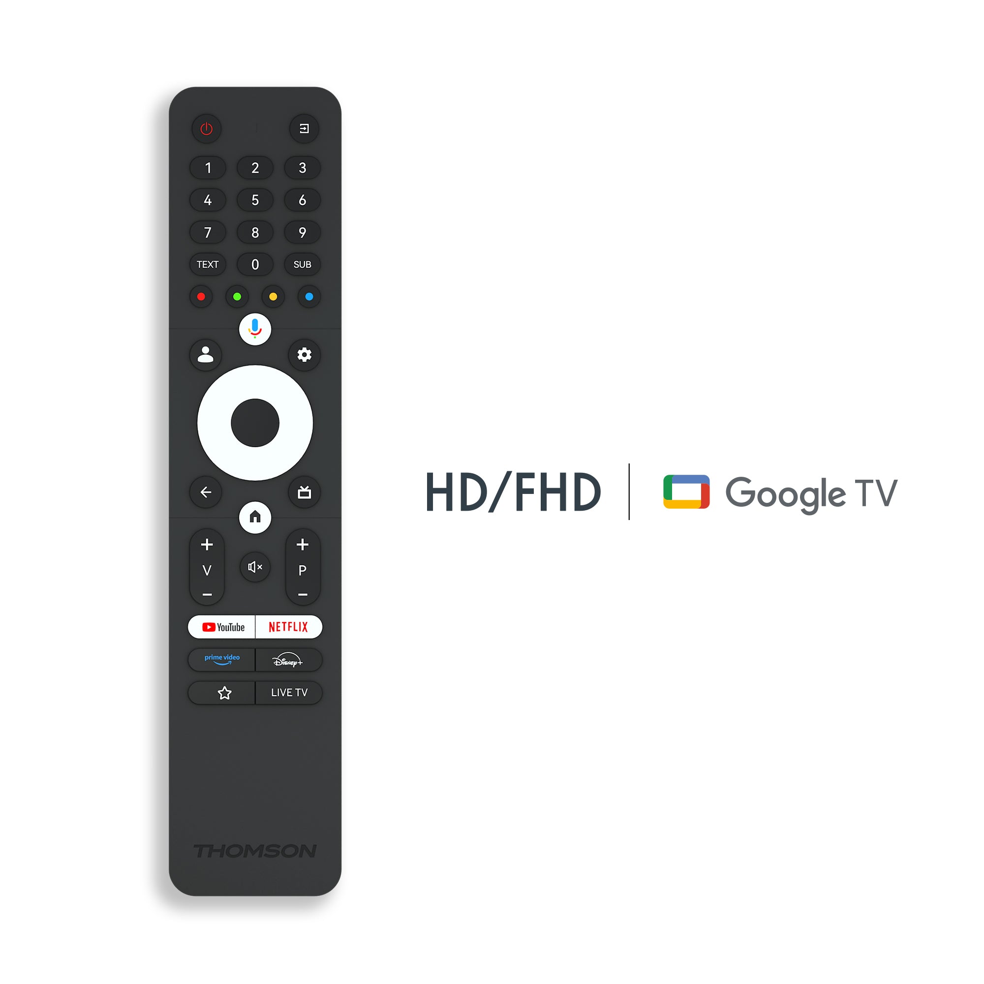 Remote Control for Google TV HD/FHD