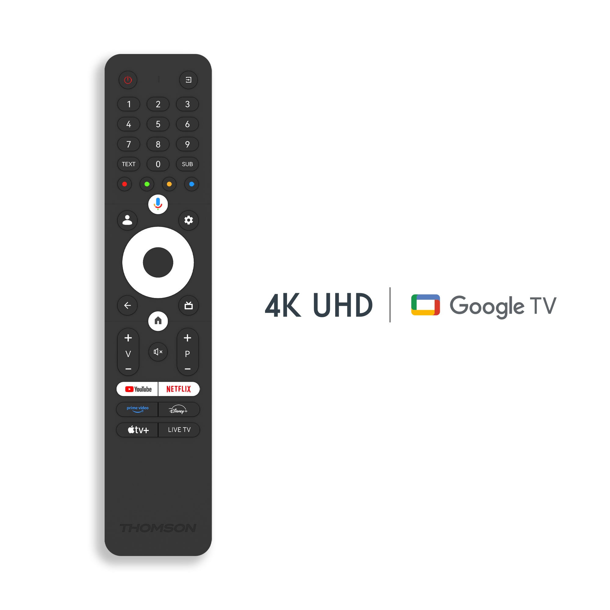 Remote Control for 4K Google TV