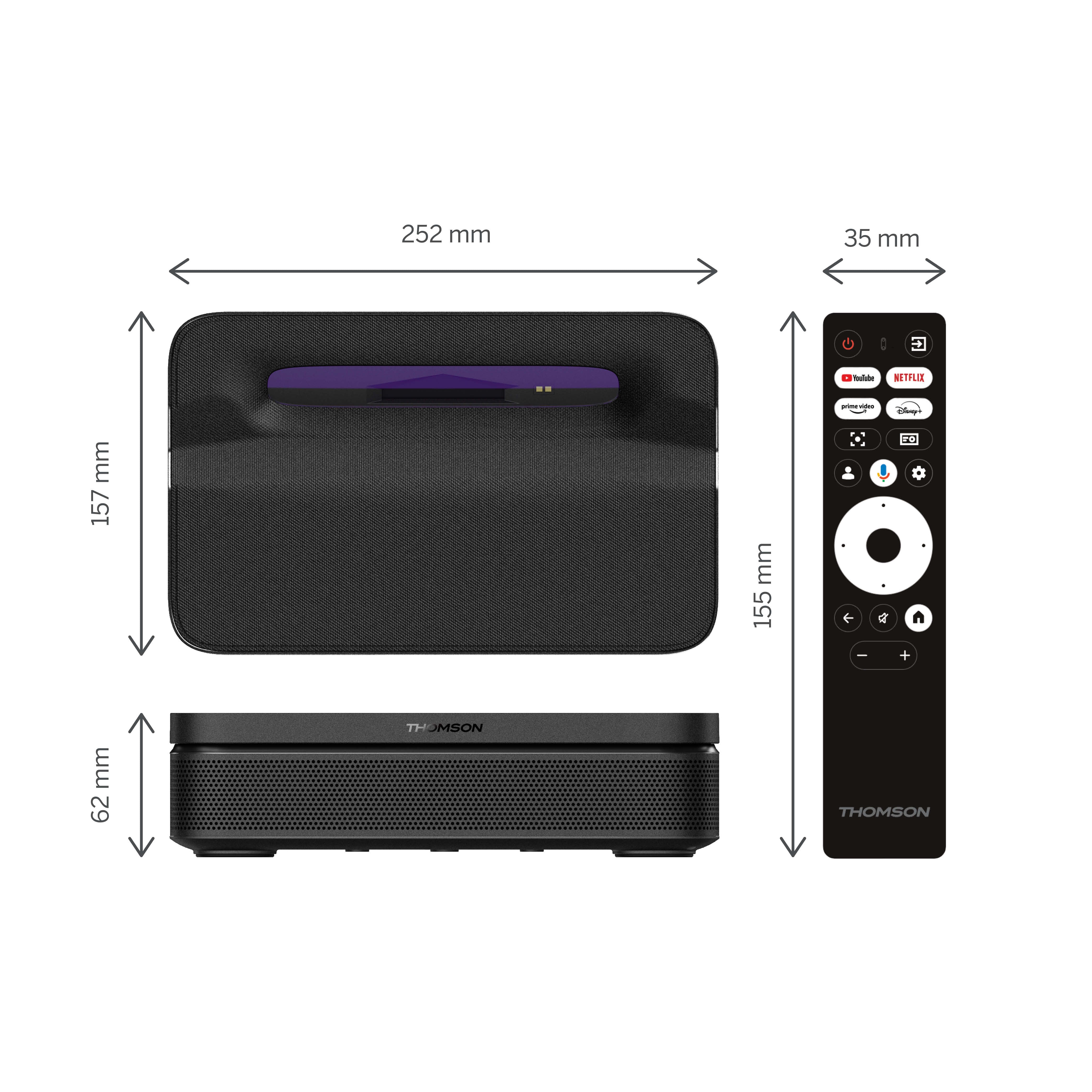 Google TV Projector Sirius