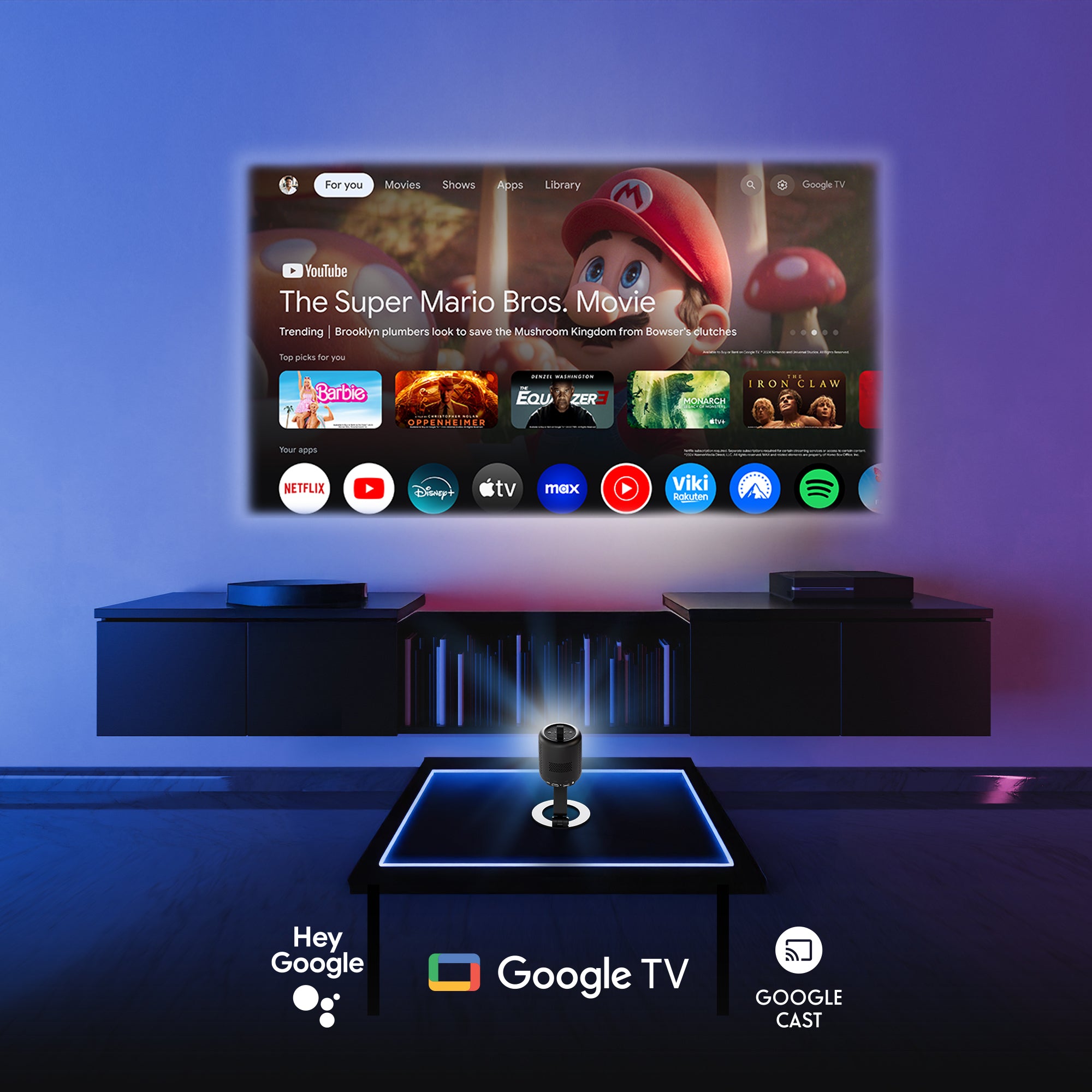 Smart Portable Projector Vega