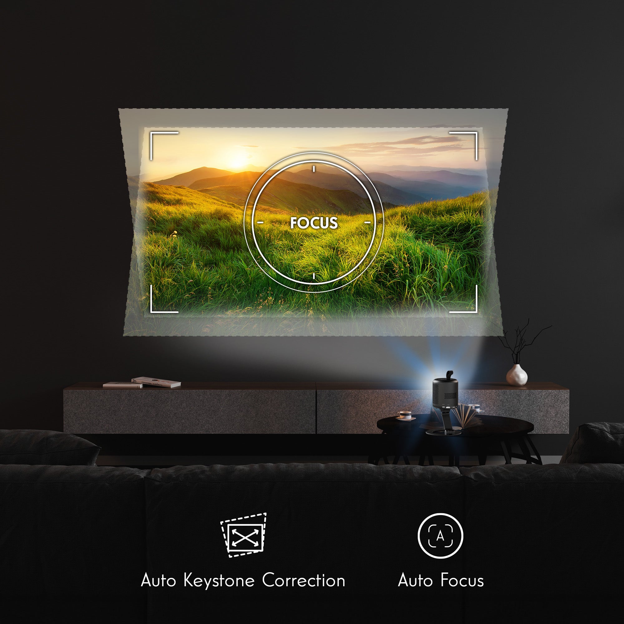 Smart Portable Projector Vega