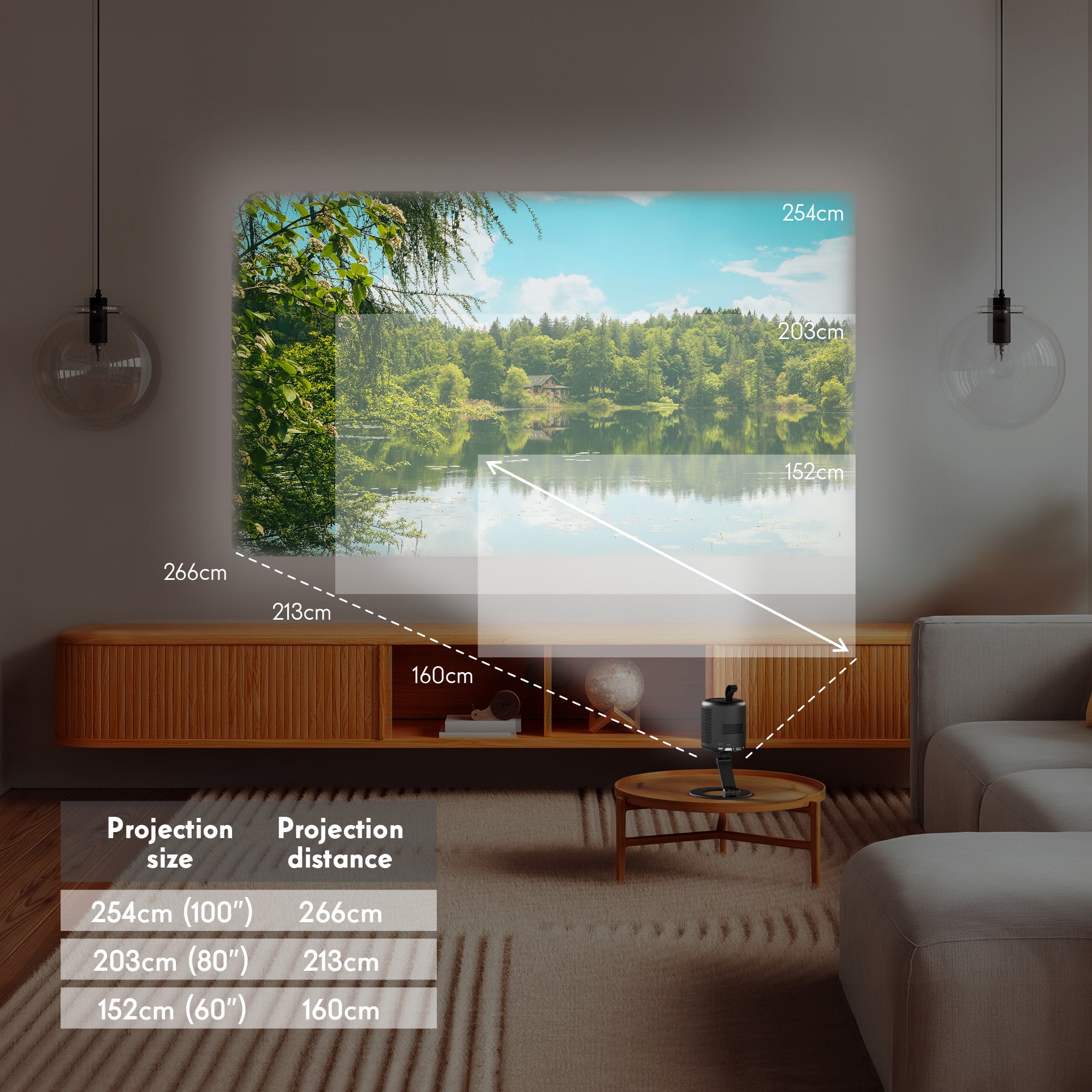 Smart Portable Projector Vega