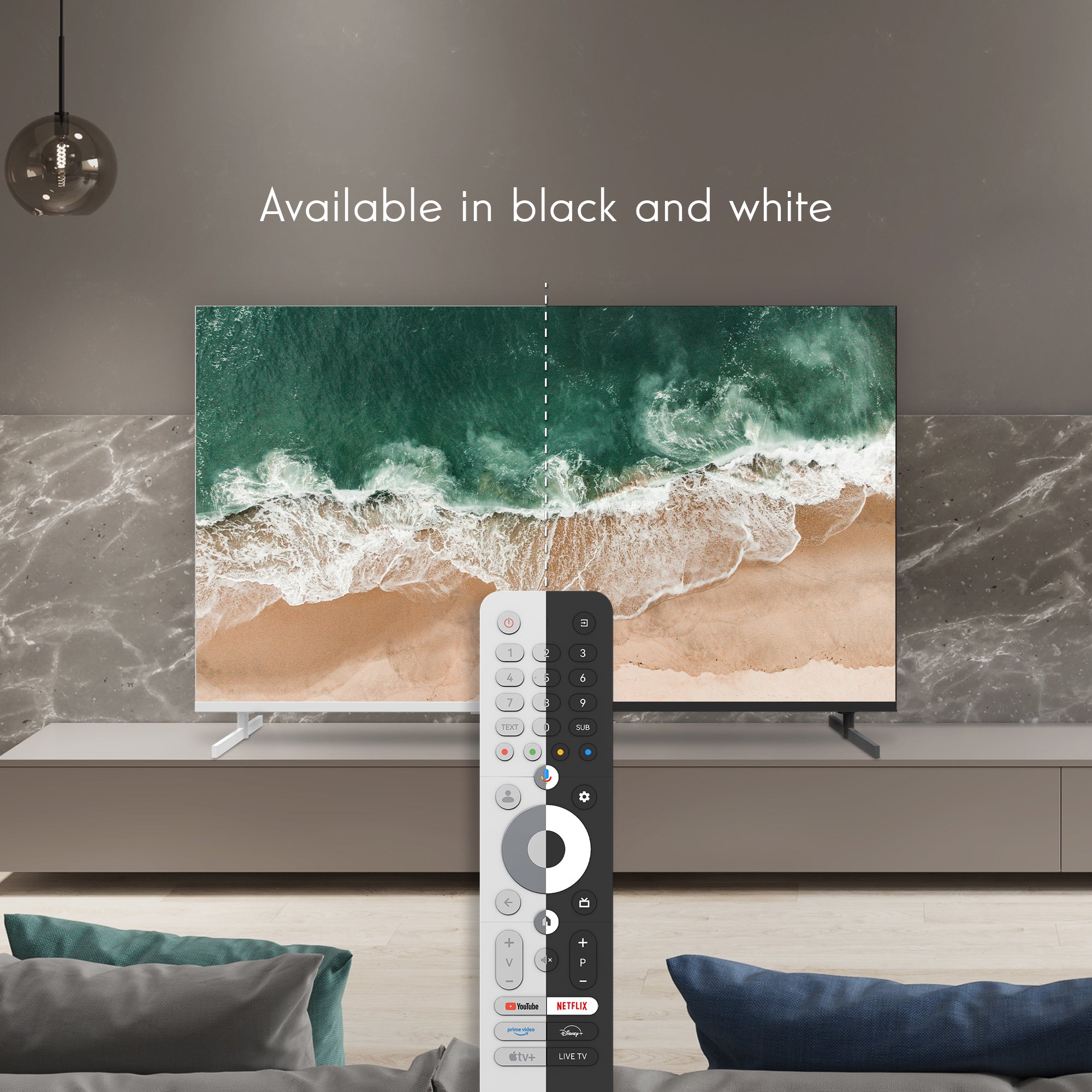 Google TV UHD Side Feet