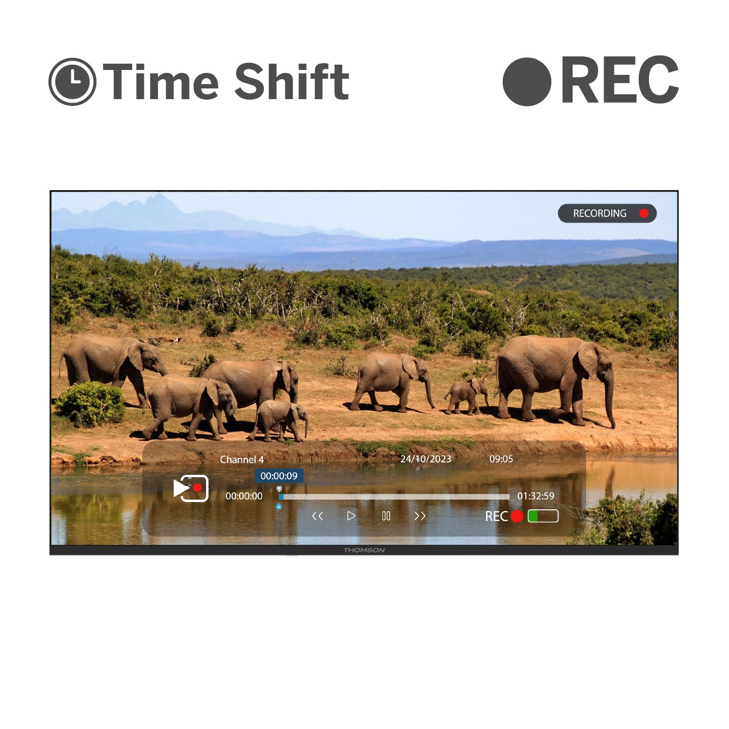 Recording Software Easy TV 43" FHD